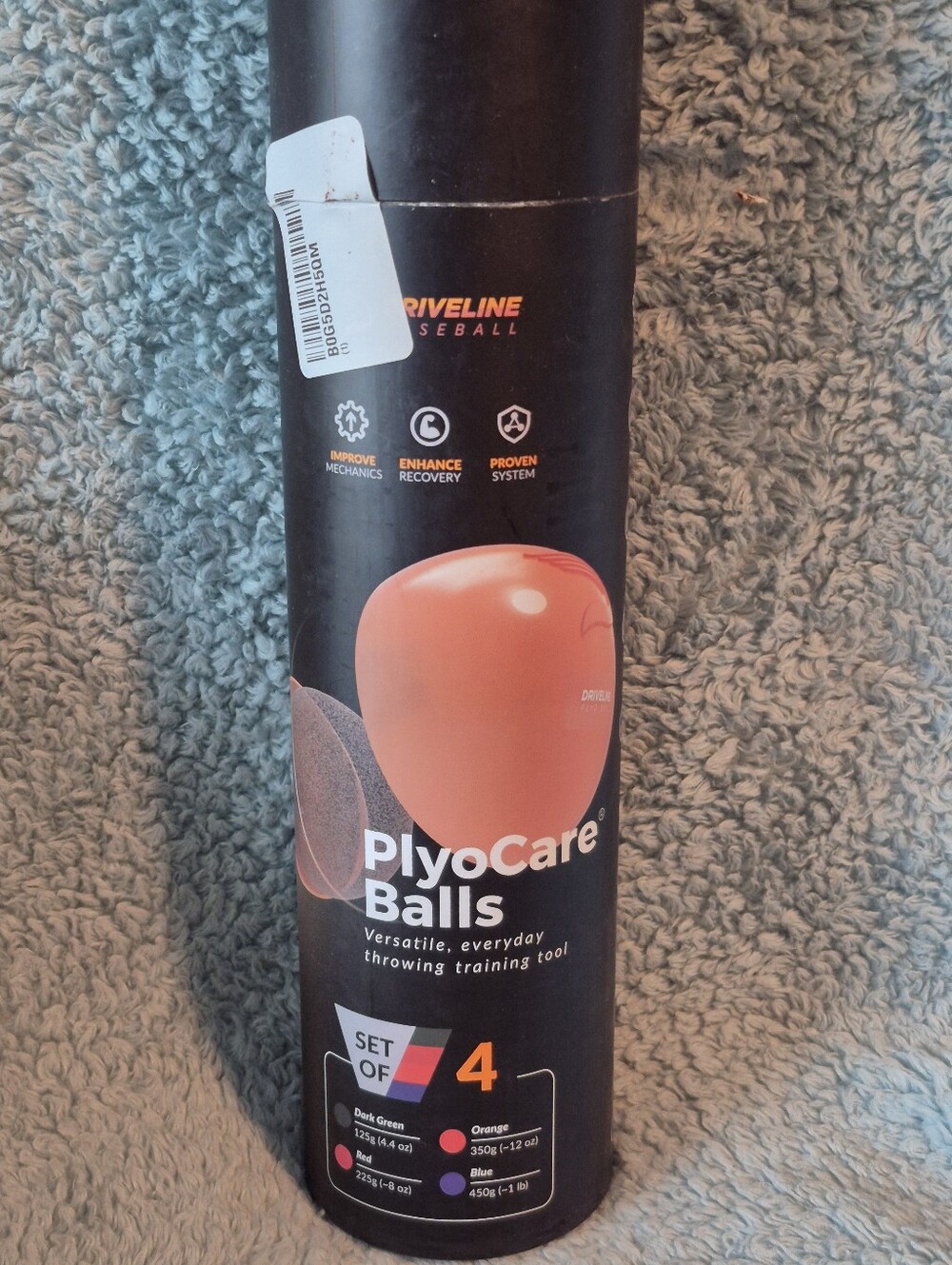 Driveline PlyoCare Training Balls Set of 4 Different Colors & Weights